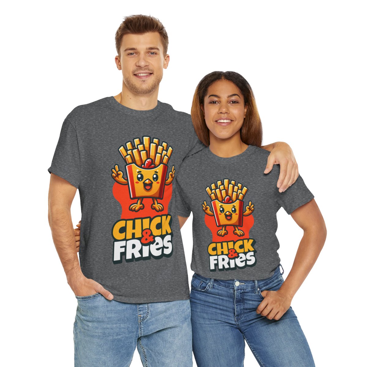 1-PC. FRIED CHICKEN W/ FRIES - All Meat (Basic Tee)