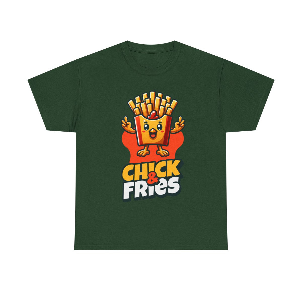 1-PC. FRIED CHICKEN W/ FRIES - All Meat (Basic Tee)