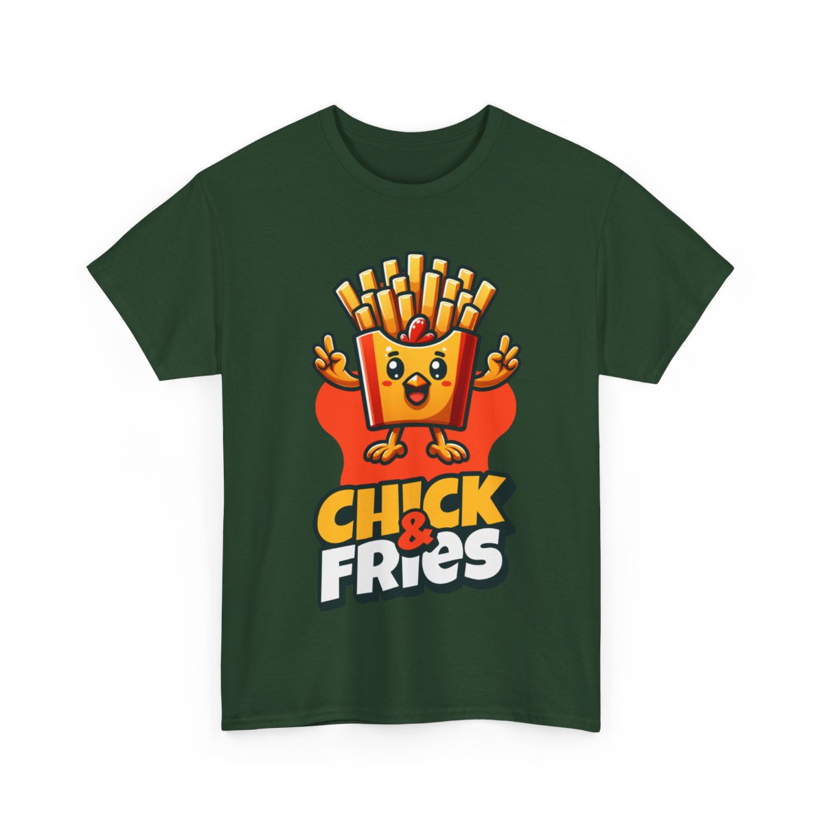 1-PC. FRIED CHICKEN W/ FRIES - All Meat (Basic Tee)