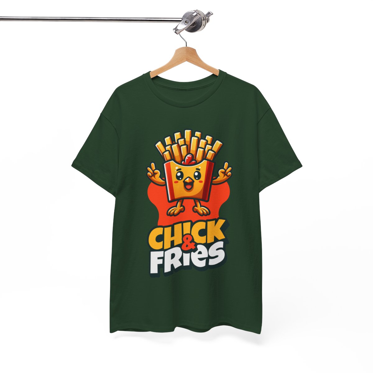 1-PC. FRIED CHICKEN W/ FRIES - All Meat (Basic Tee)