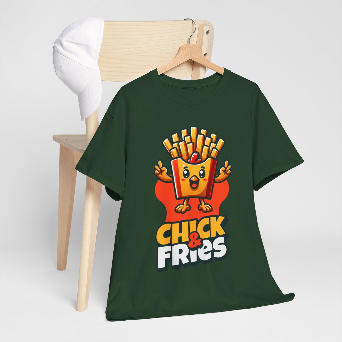 1-PC. FRIED CHICKEN W/ FRIES - All Meat (Basic Tee)
