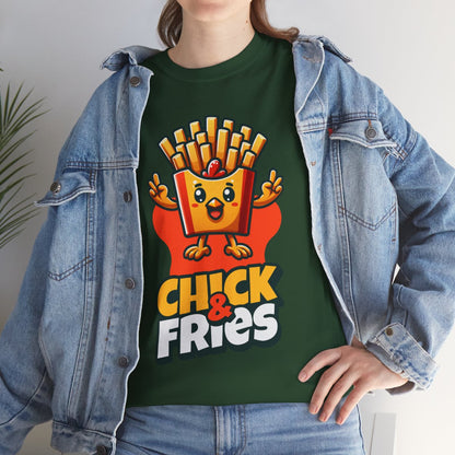 1-PC. FRIED CHICKEN W/ FRIES - All Meat (Basic Tee)