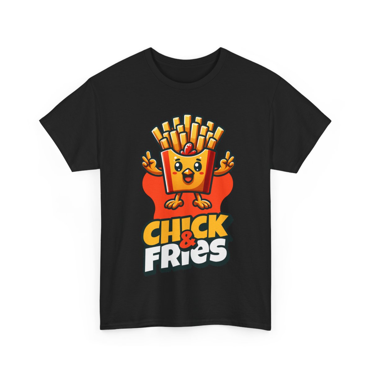 1-PC. FRIED CHICKEN W/ FRIES - All Meat (Basic Tee)
