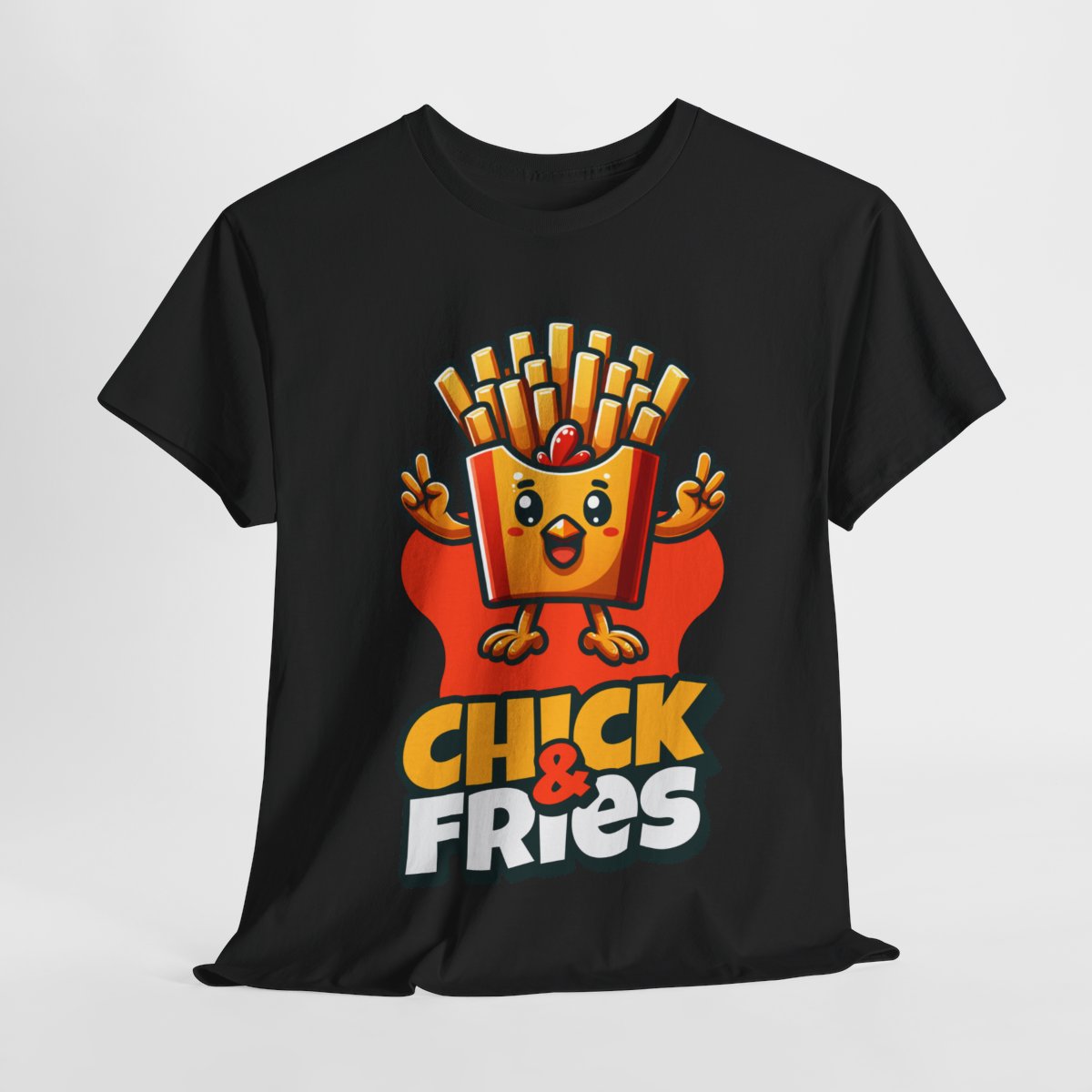 1-PC. FRIED CHICKEN W/ FRIES - All Meat (Basic Tee)