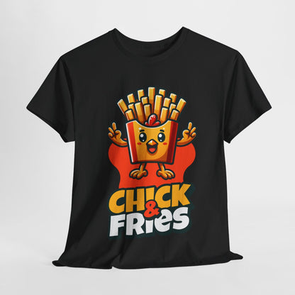 1-PC. FRIED CHICKEN W/ FRIES - All Meat (Basic Tee)