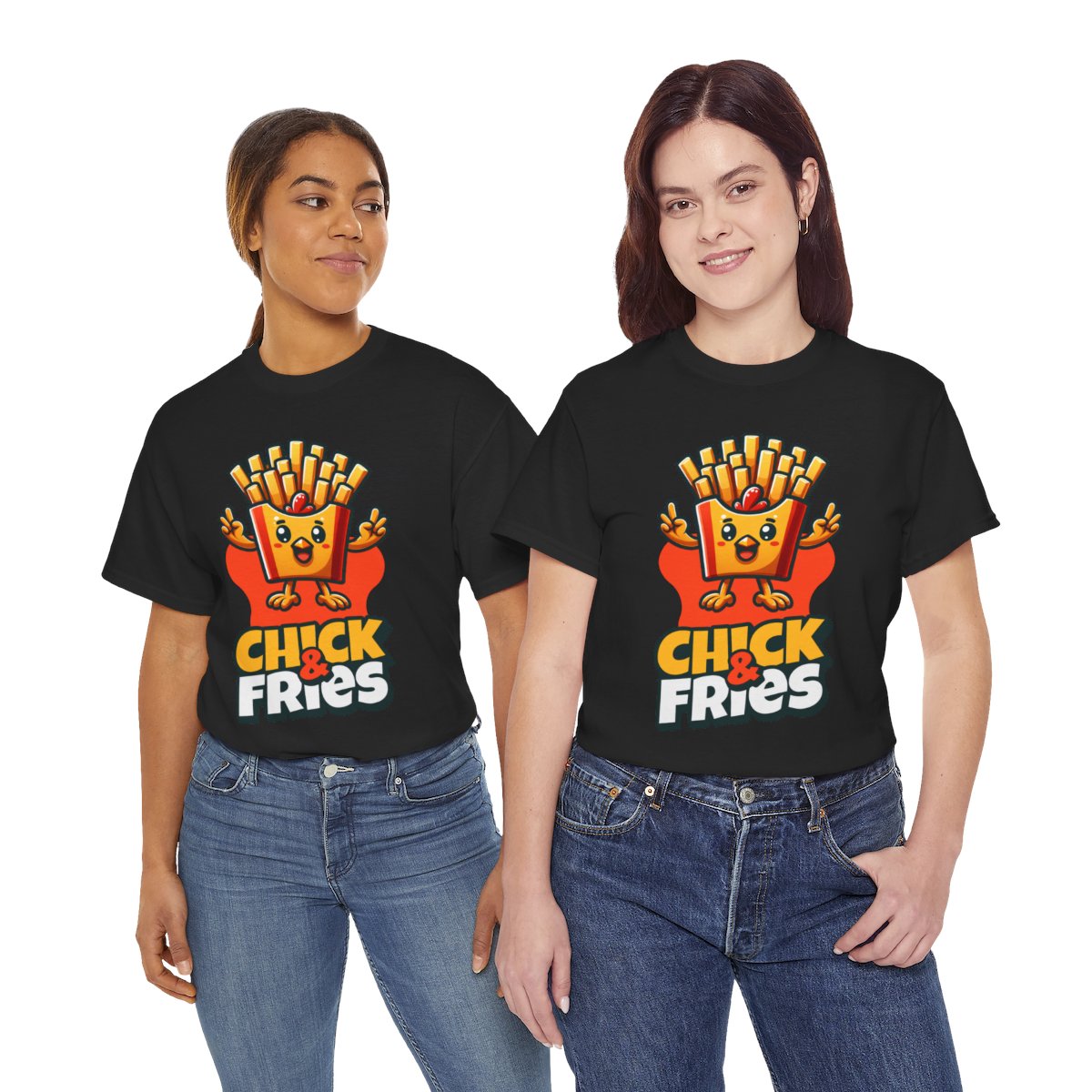 1-PC. FRIED CHICKEN W/ FRIES - All Meat (Basic Tee)