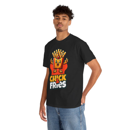 1-PC. FRIED CHICKEN W/ FRIES - All Meat (Basic Tee)