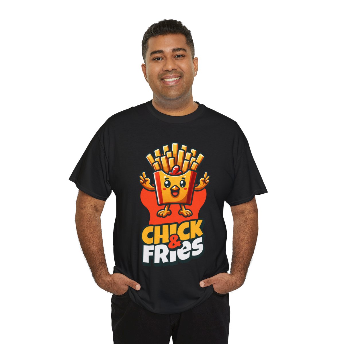 1-PC. FRIED CHICKEN W/ FRIES - All Meat (Basic Tee)
