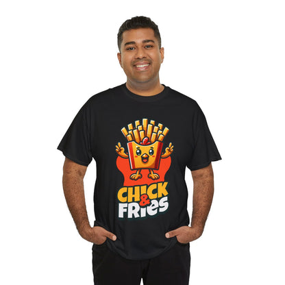 1-PC. FRIED CHICKEN W/ FRIES - All Meat (Basic Tee)
