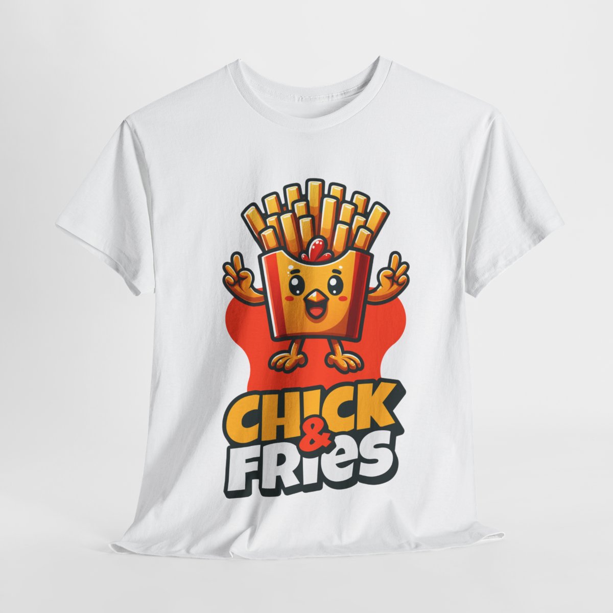1-PC. FRIED CHICKEN W/ FRIES - All Meat (Basic Tee)