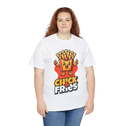 1-PC. FRIED CHICKEN W/ FRIES - All Meat (Basic Tee)