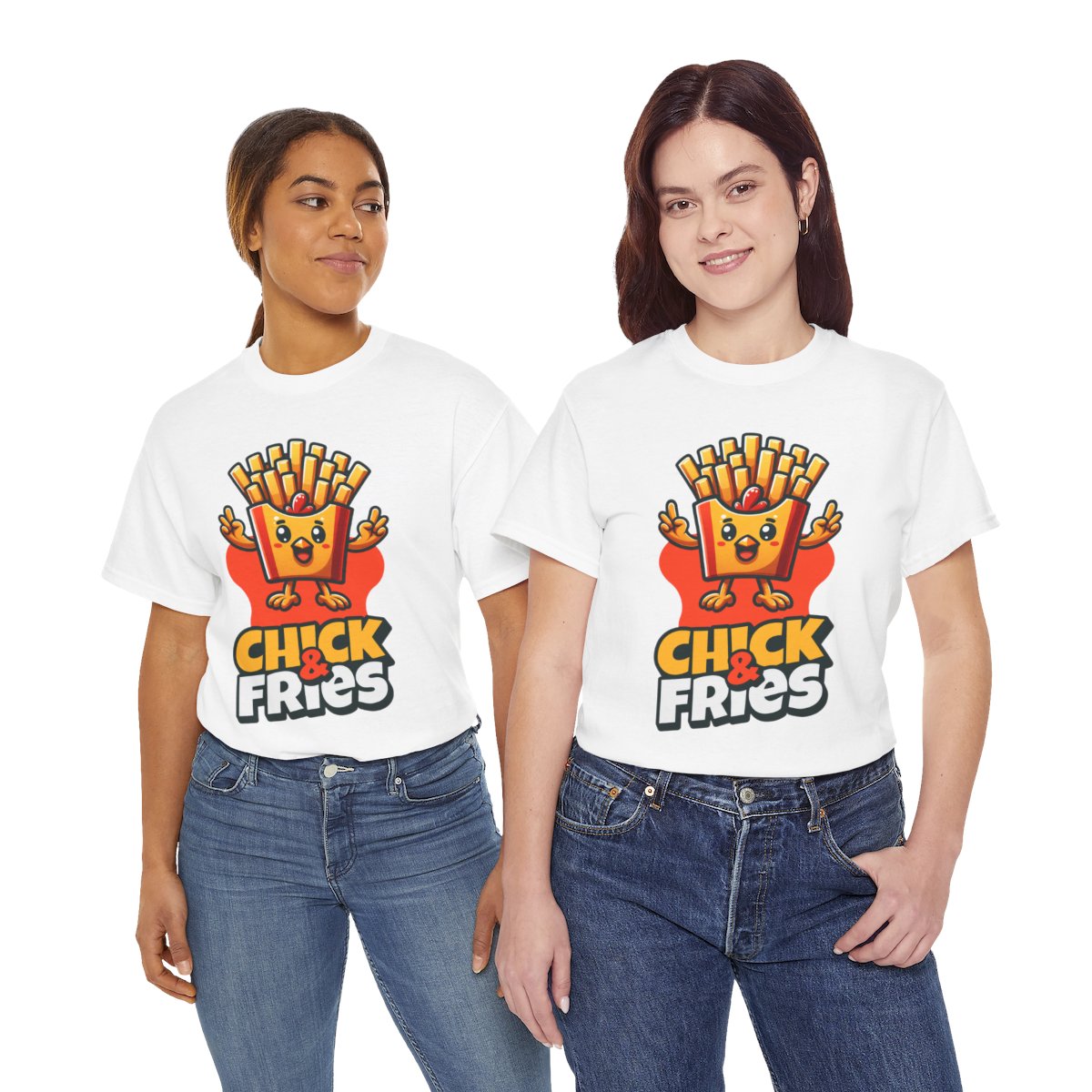 1-PC. FRIED CHICKEN W/ FRIES - All Meat (Basic Tee)