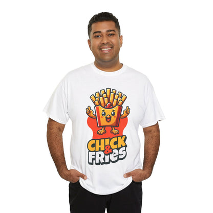 1-PC. FRIED CHICKEN W/ FRIES - All Meat (Basic Tee)