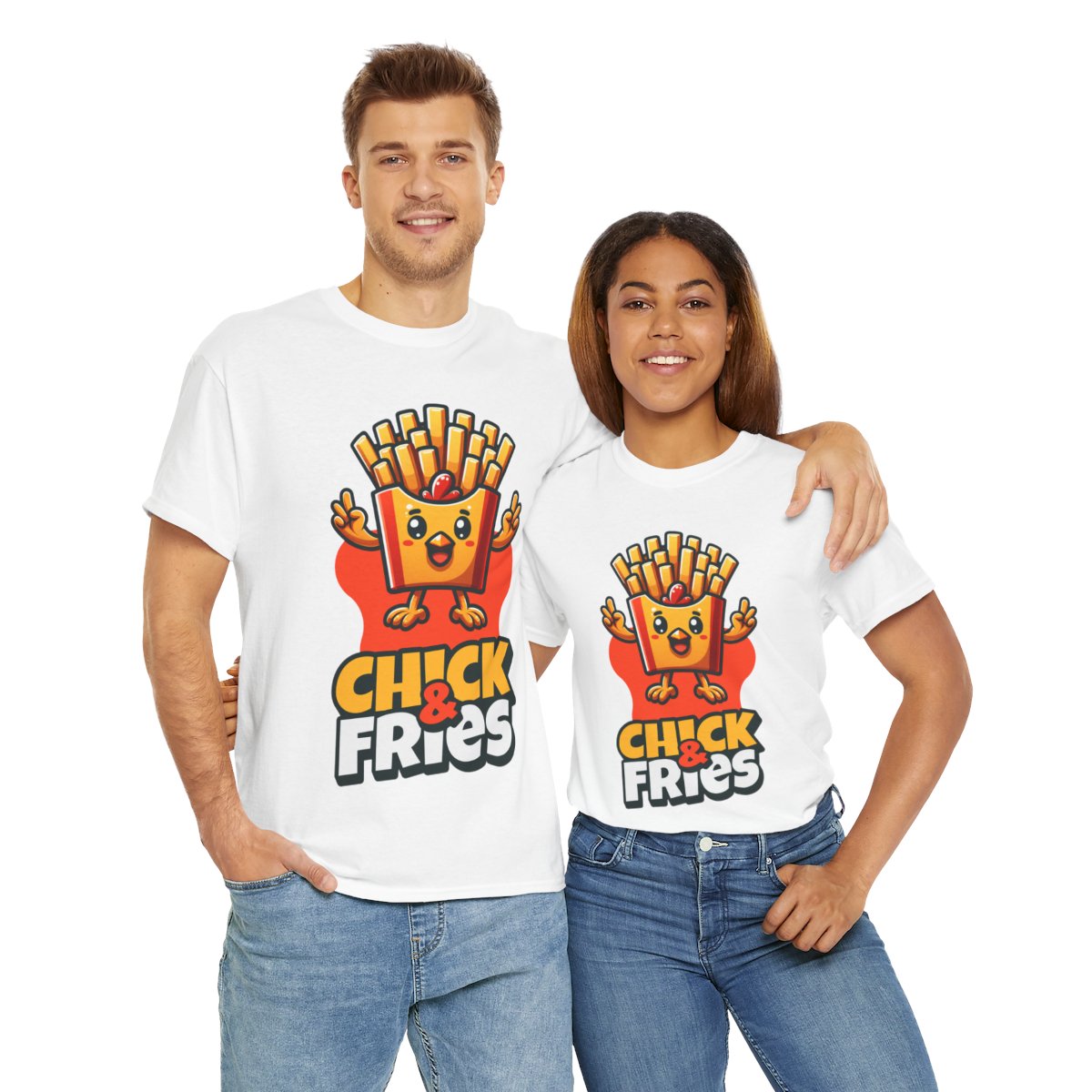 1-PC. FRIED CHICKEN W/ FRIES - All Meat (Basic Tee)