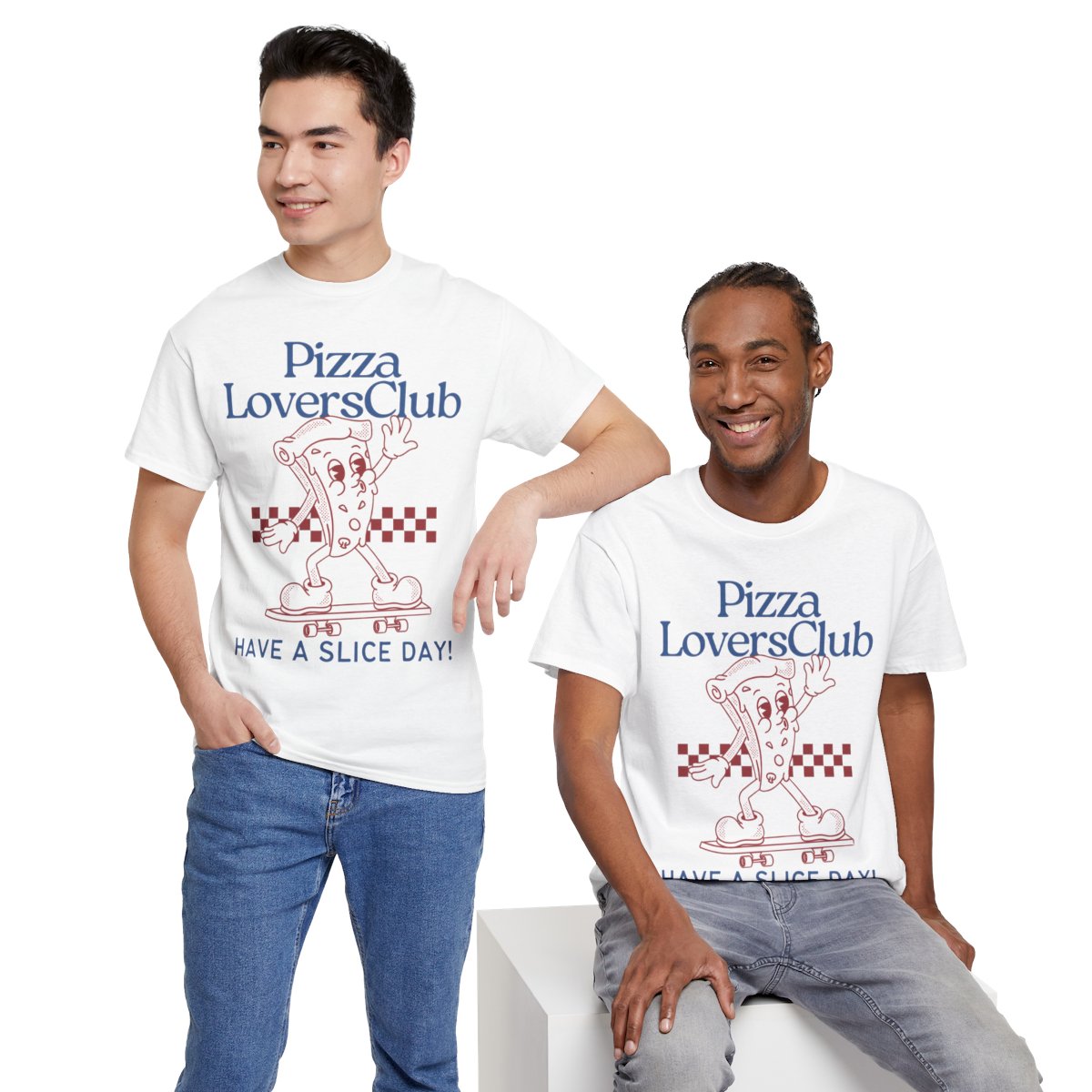 DEEP-DISH PIZZA - Pizza (Basic Tee)