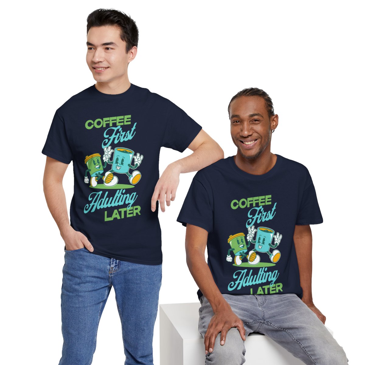 PEPPERMINT DARK CHOCOLATE - Coffee (Basic Tee)