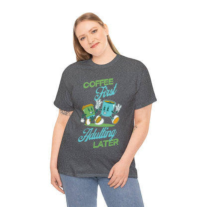 PEPPERMINT DARK CHOCOLATE - Coffee (Basic Tee)