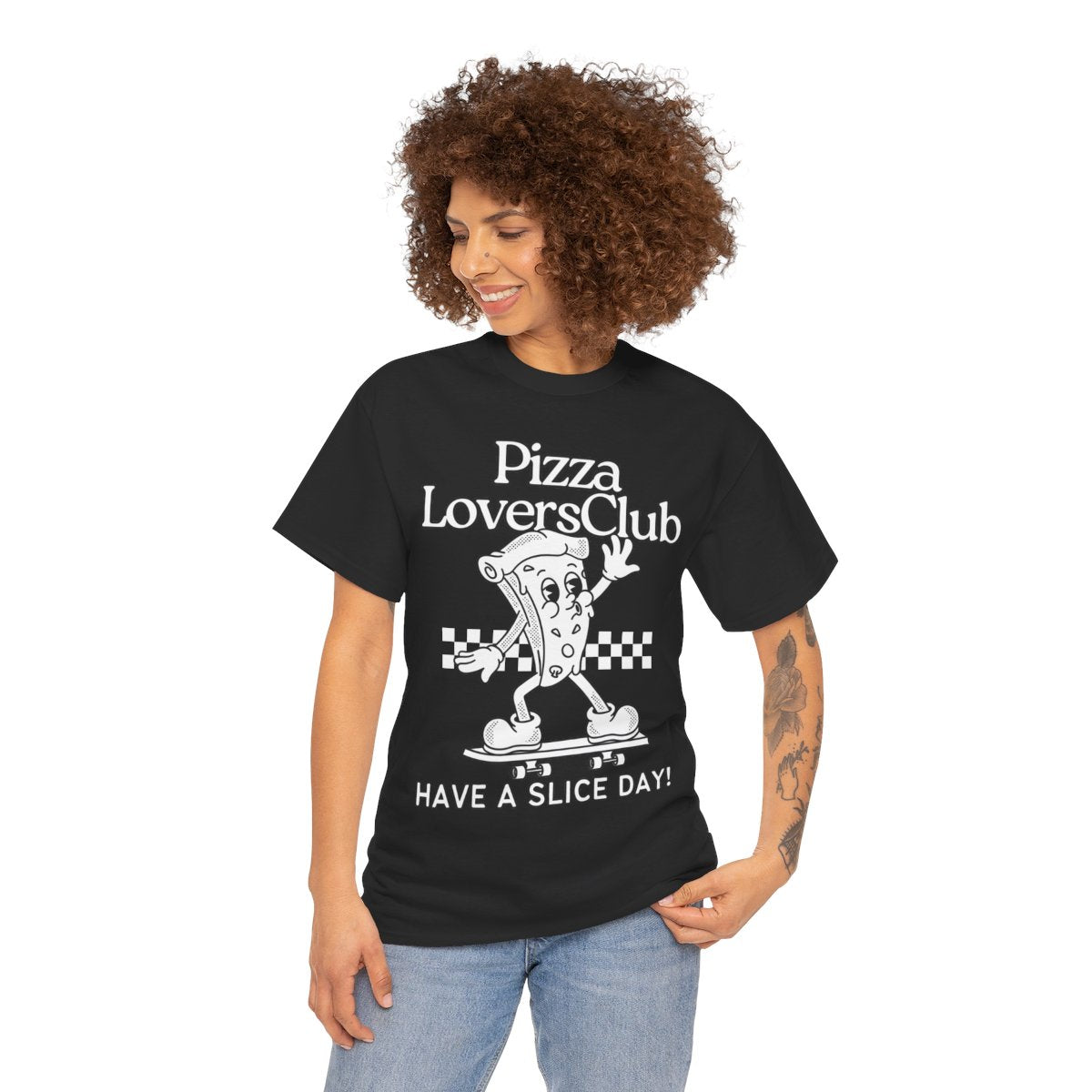 DEEP-DISH PIZZA - Pizza (Basic Tee)