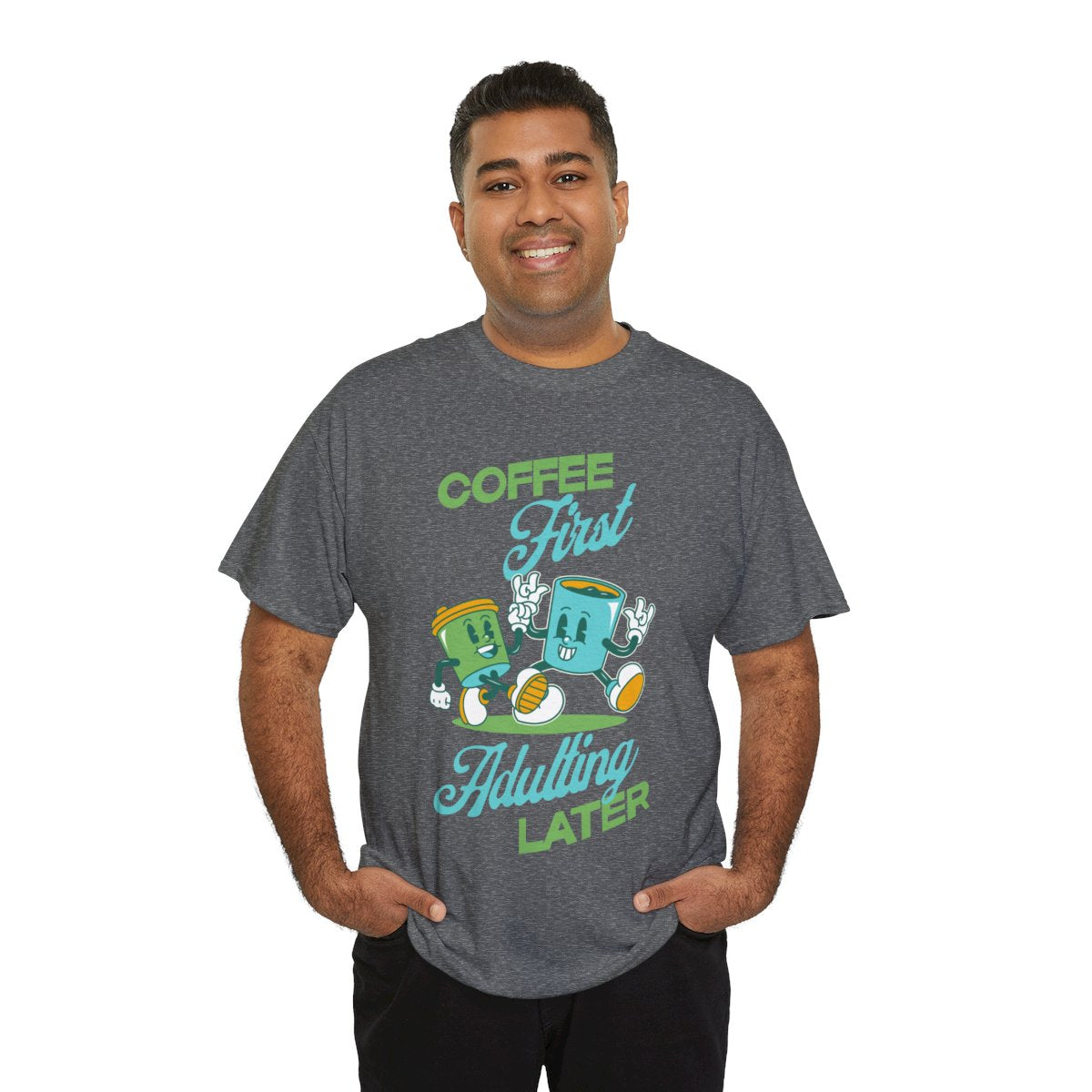 PEPPERMINT DARK CHOCOLATE - Coffee (Basic Tee)