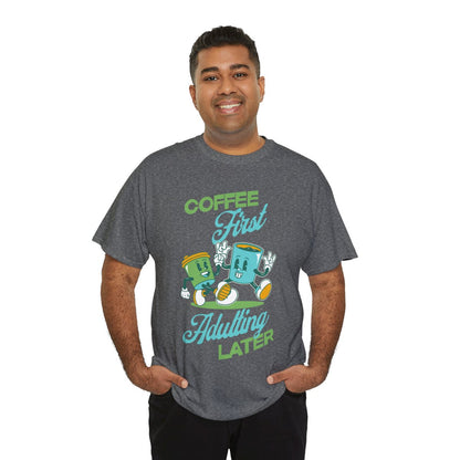 PEPPERMINT DARK CHOCOLATE - Coffee (Basic Tee)