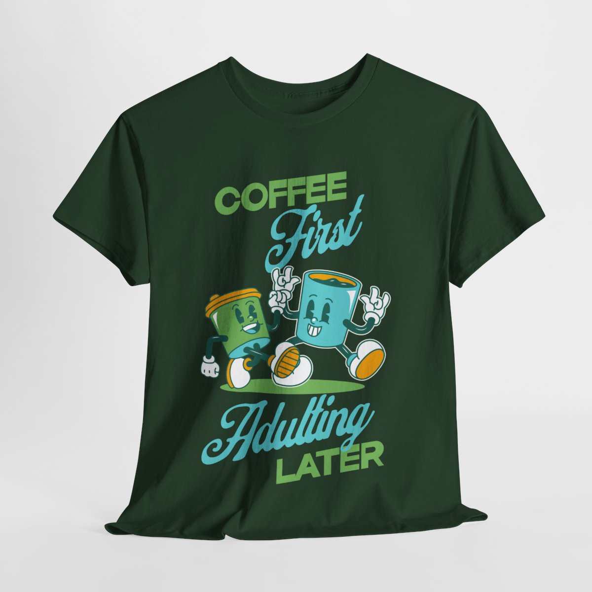 PEPPERMINT DARK CHOCOLATE - Coffee (Basic Tee)