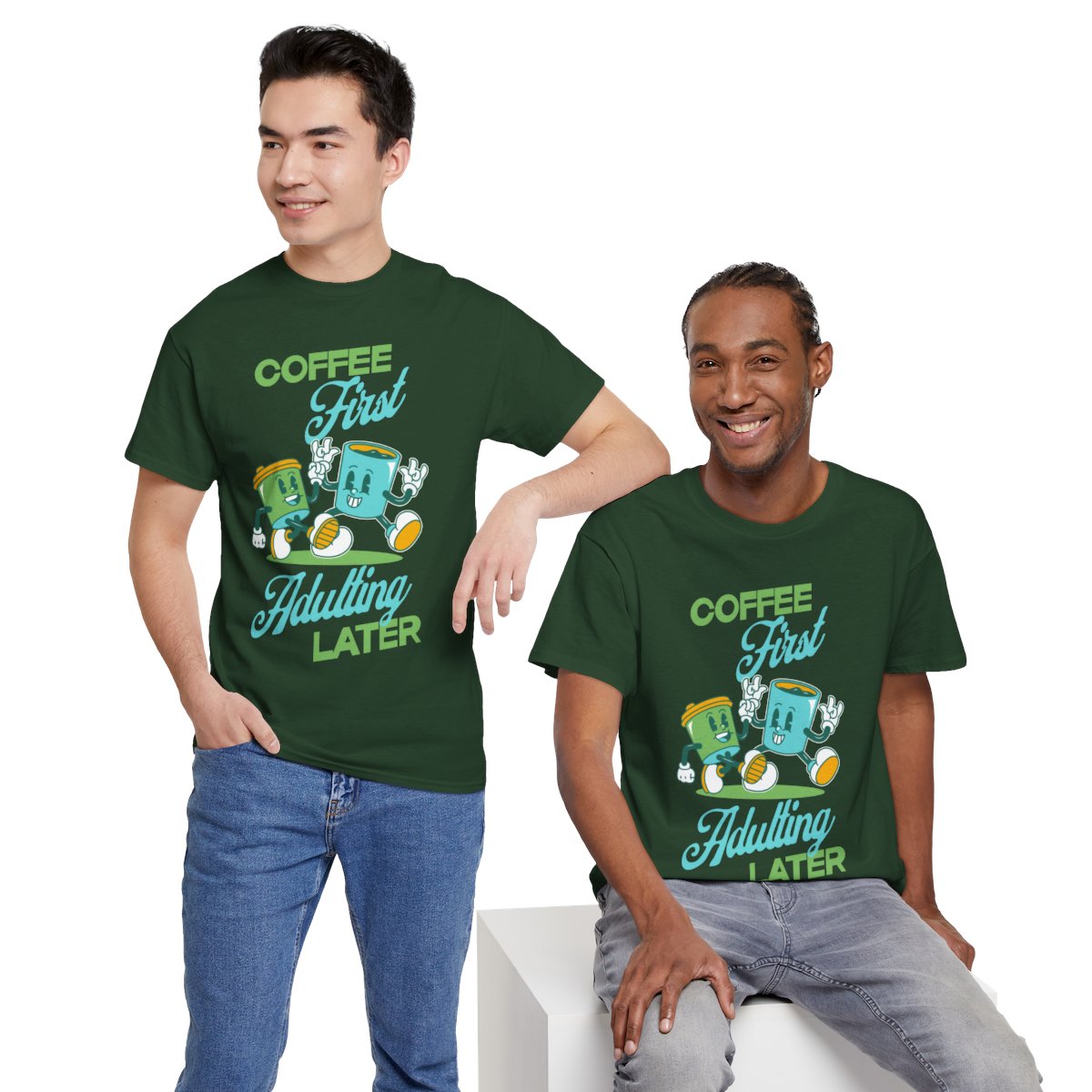 PEPPERMINT DARK CHOCOLATE - Coffee (Basic Tee)