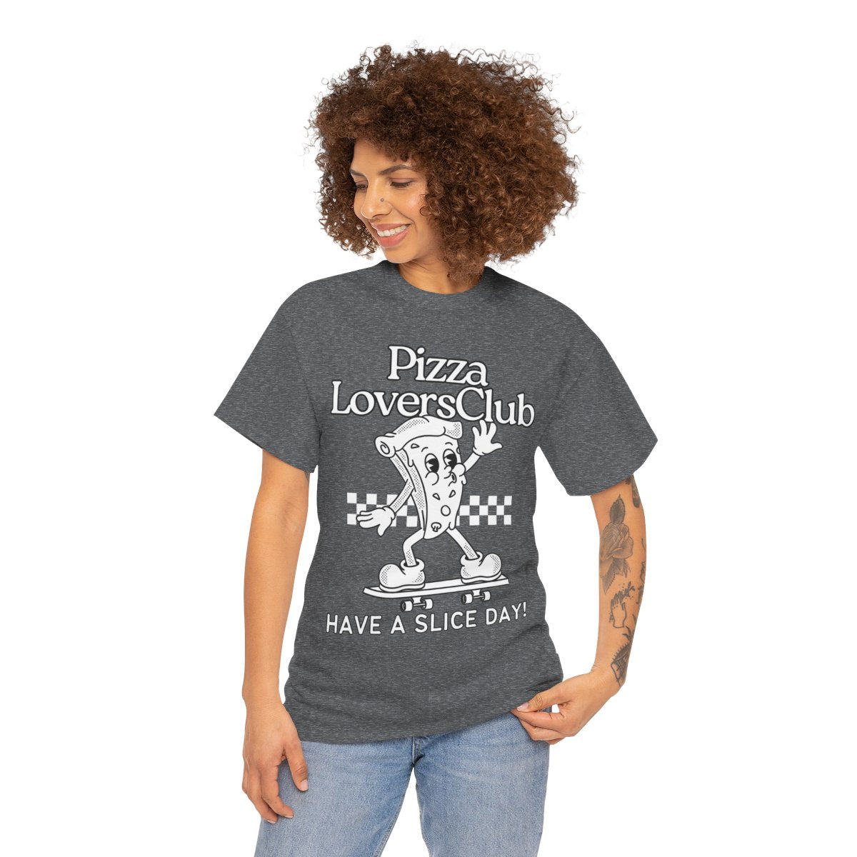 DEEP-DISH PIZZA - Pizza (Basic Tee)