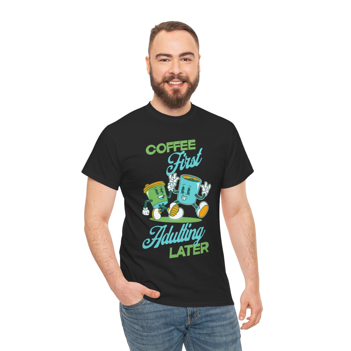 PEPPERMINT DARK CHOCOLATE - Coffee (Basic Tee)