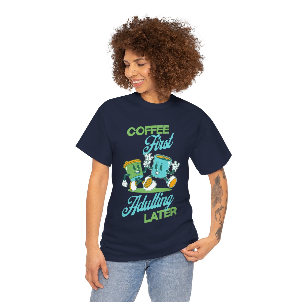 PEPPERMINT DARK CHOCOLATE - Coffee (Basic Tee)