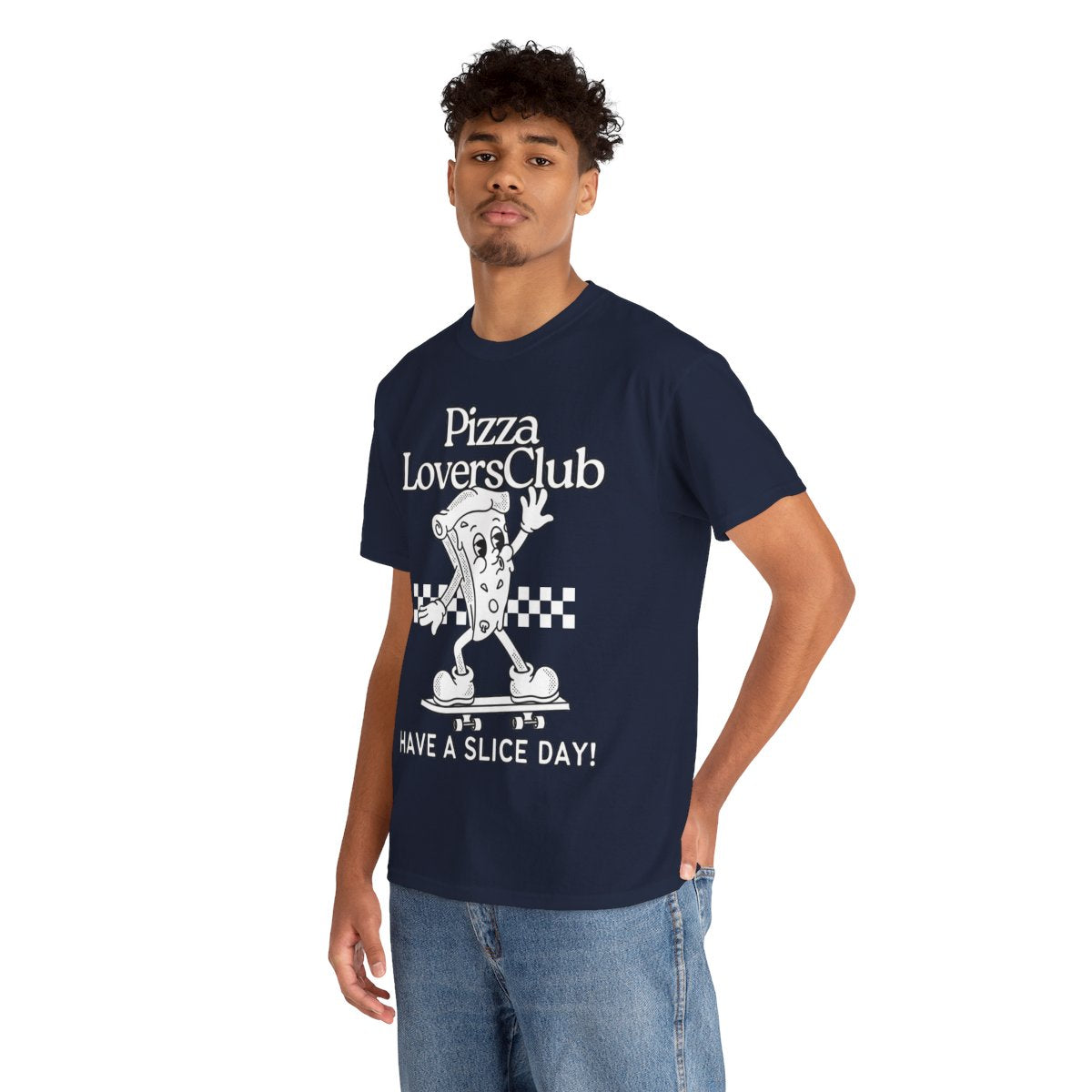 DEEP-DISH PIZZA - Pizza (Basic Tee)