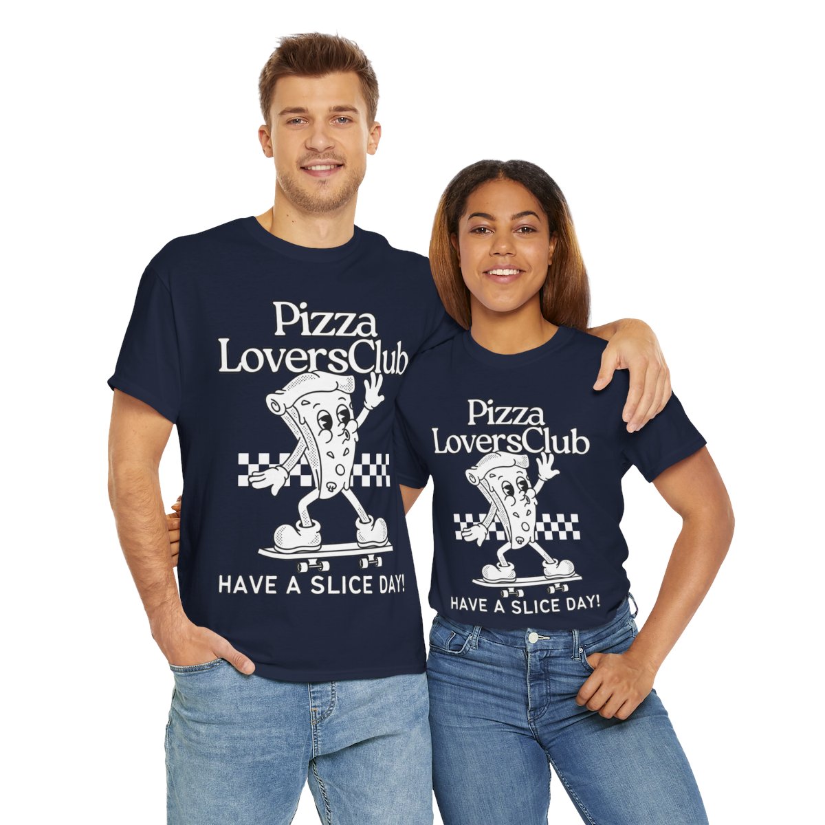 DEEP-DISH PIZZA - Pizza (Basic Tee)