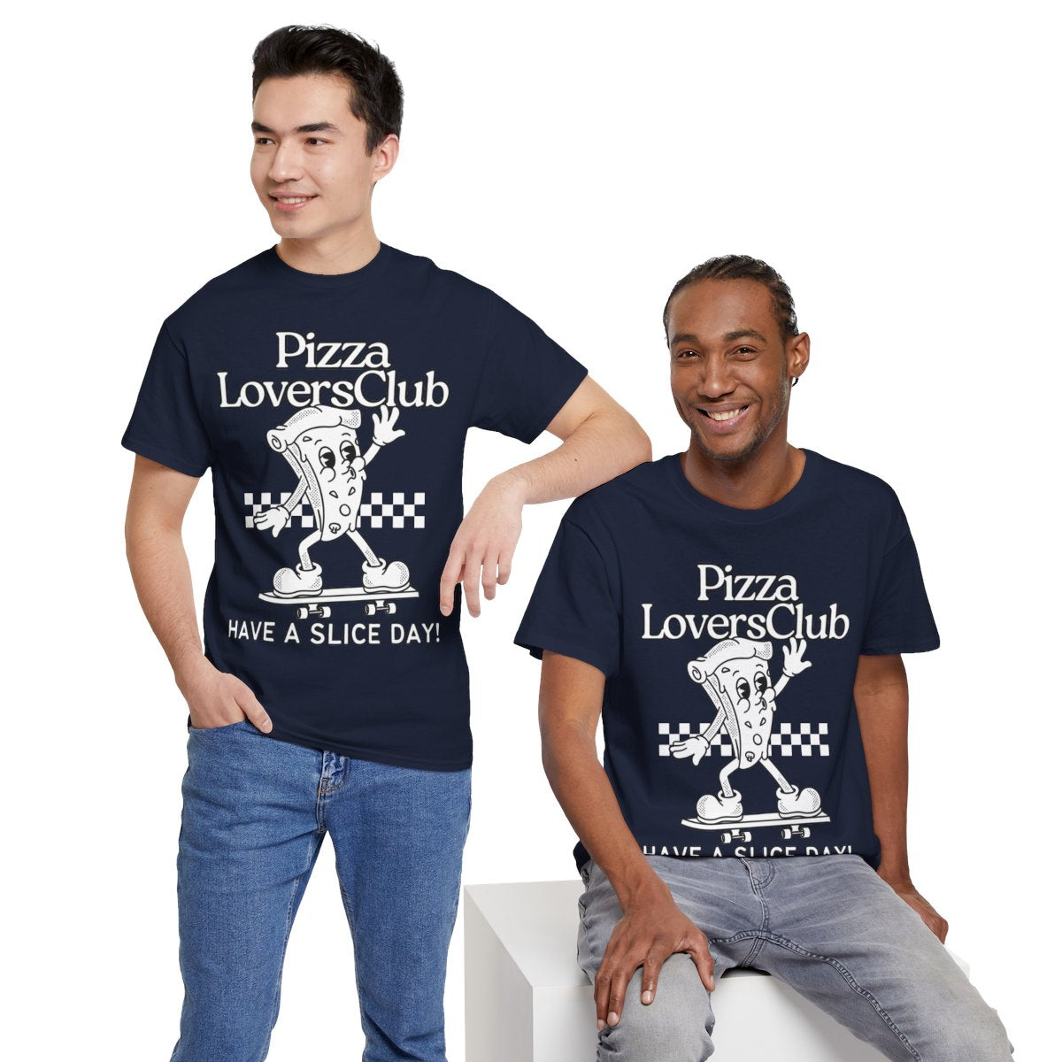 DEEP-DISH PIZZA - Pizza (Basic Tee)