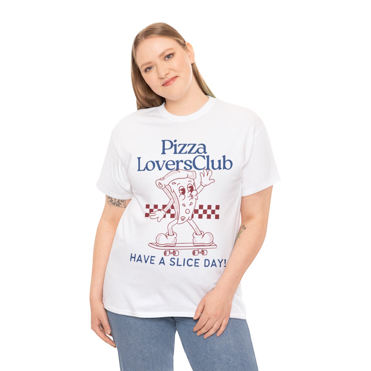 DEEP-DISH PIZZA - Pizza (Basic Tee)