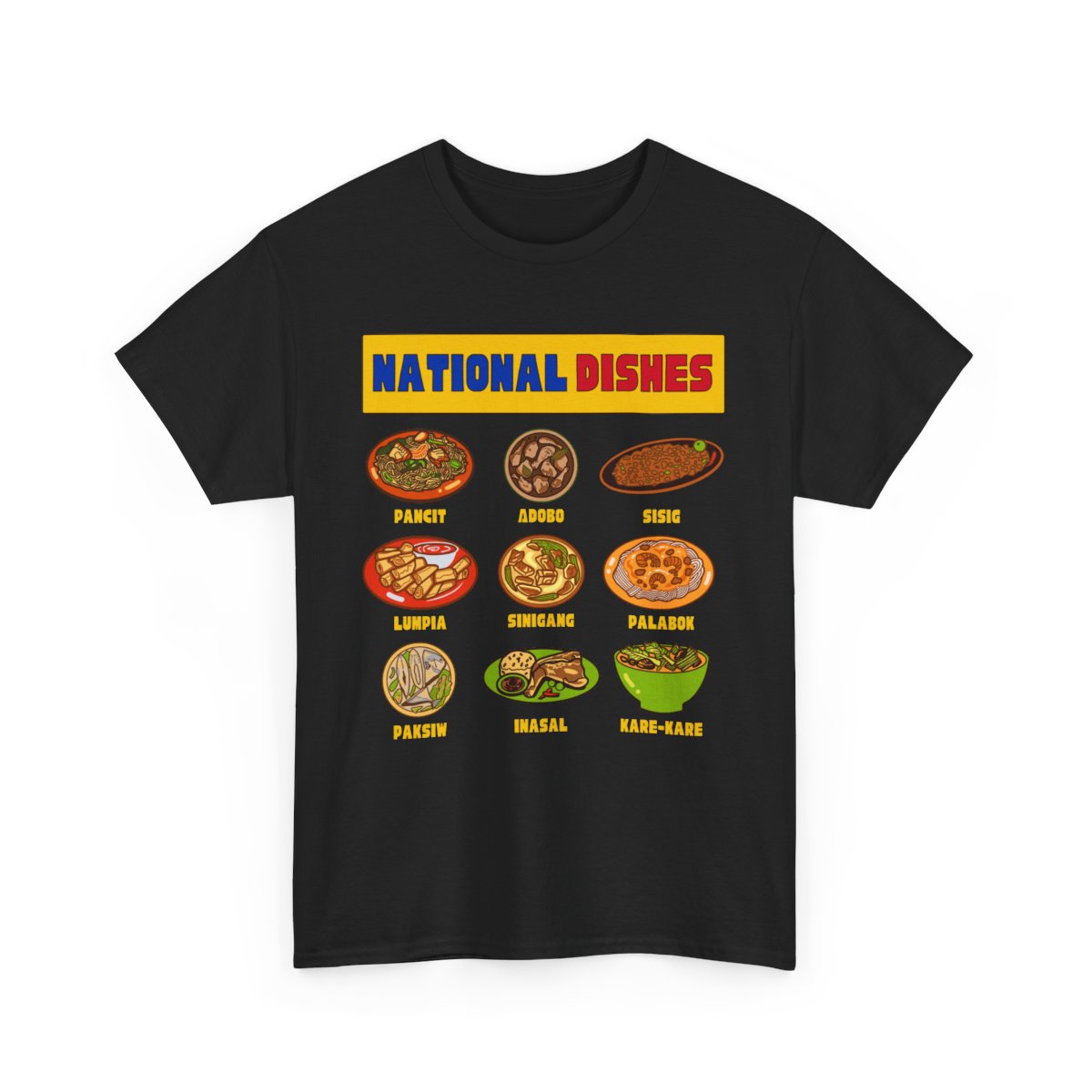 NATIONAL DISHES - Filipino Food (Kids Tee)