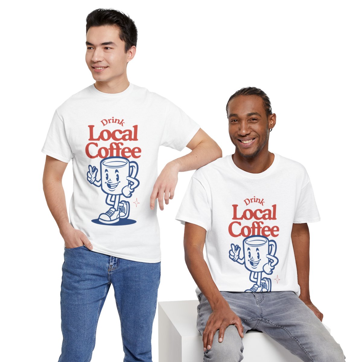 HONEY ALMONDMILK FLAT WHITE - Coffee (Basic Tee)
