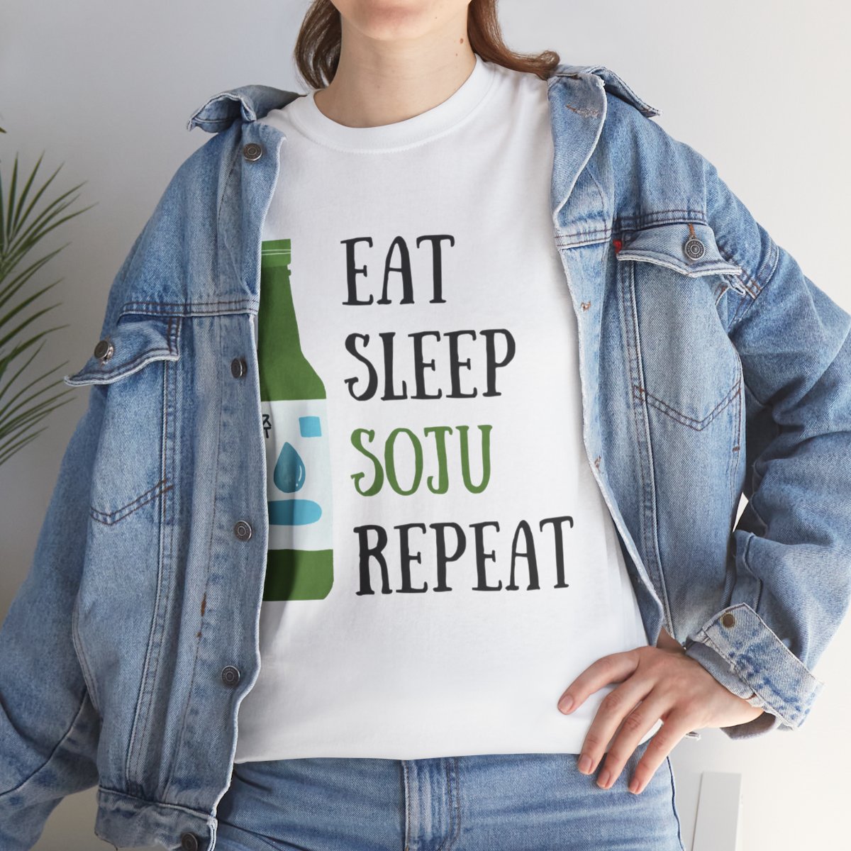 PEACH SOJU - Korean Food (Basic Tee)