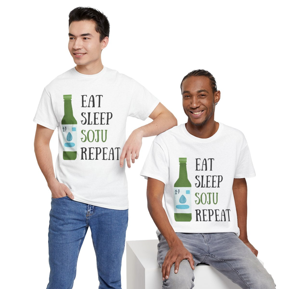 PEACH SOJU - Korean Food (Basic Tee)
