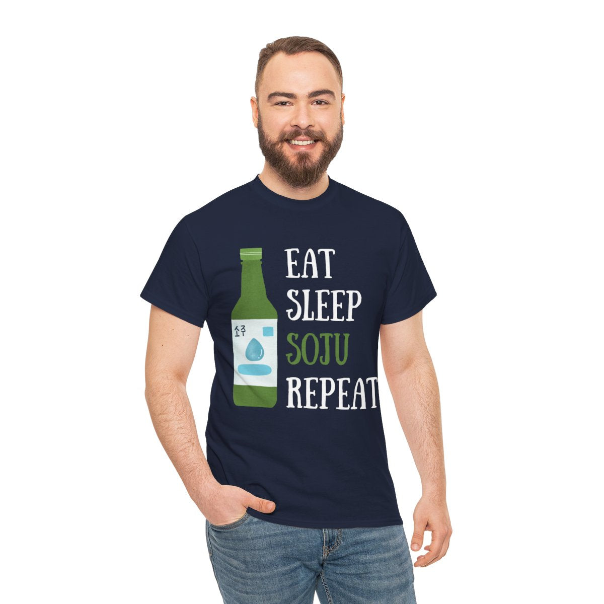 PEACH SOJU - Korean Food (Basic Tee)
