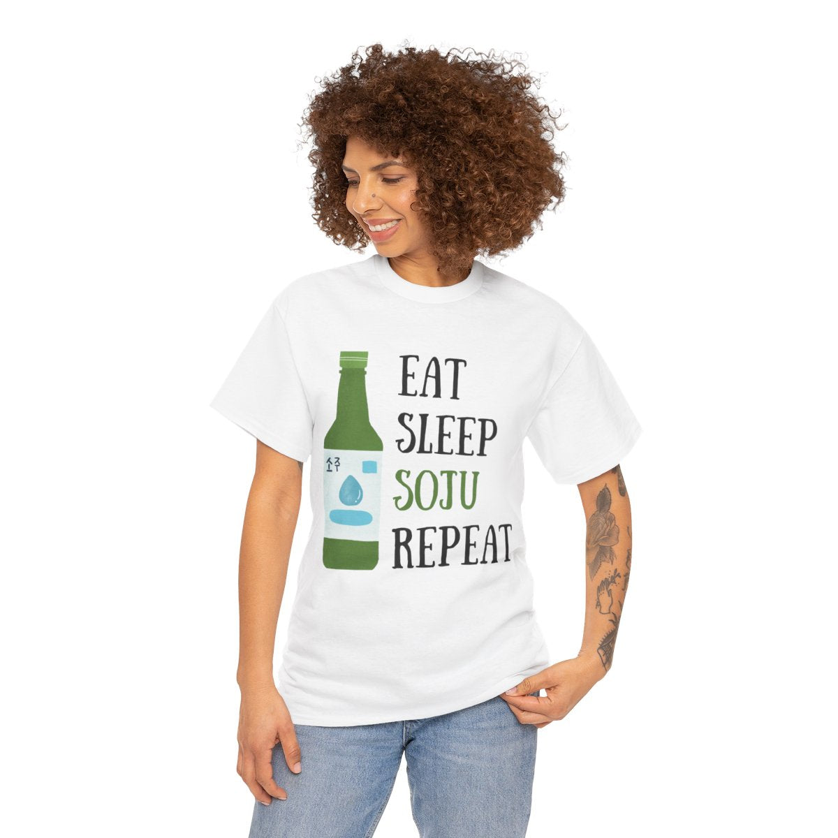 PEACH SOJU - Korean Food (Basic Tee)