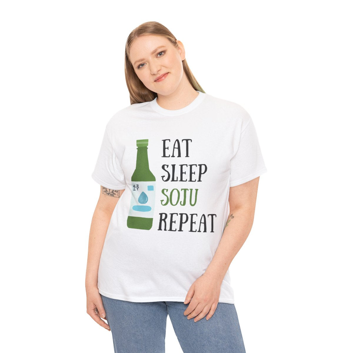 PEACH SOJU - Korean Food (Basic Tee)
