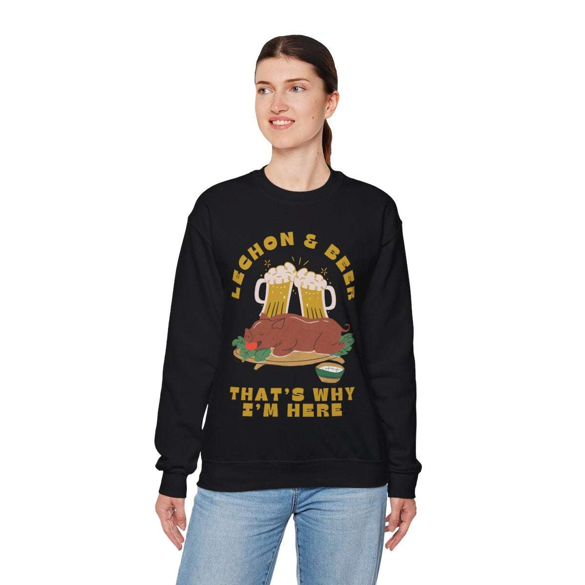 LECHON & BEER - Filipino Food (Sweatshirt)