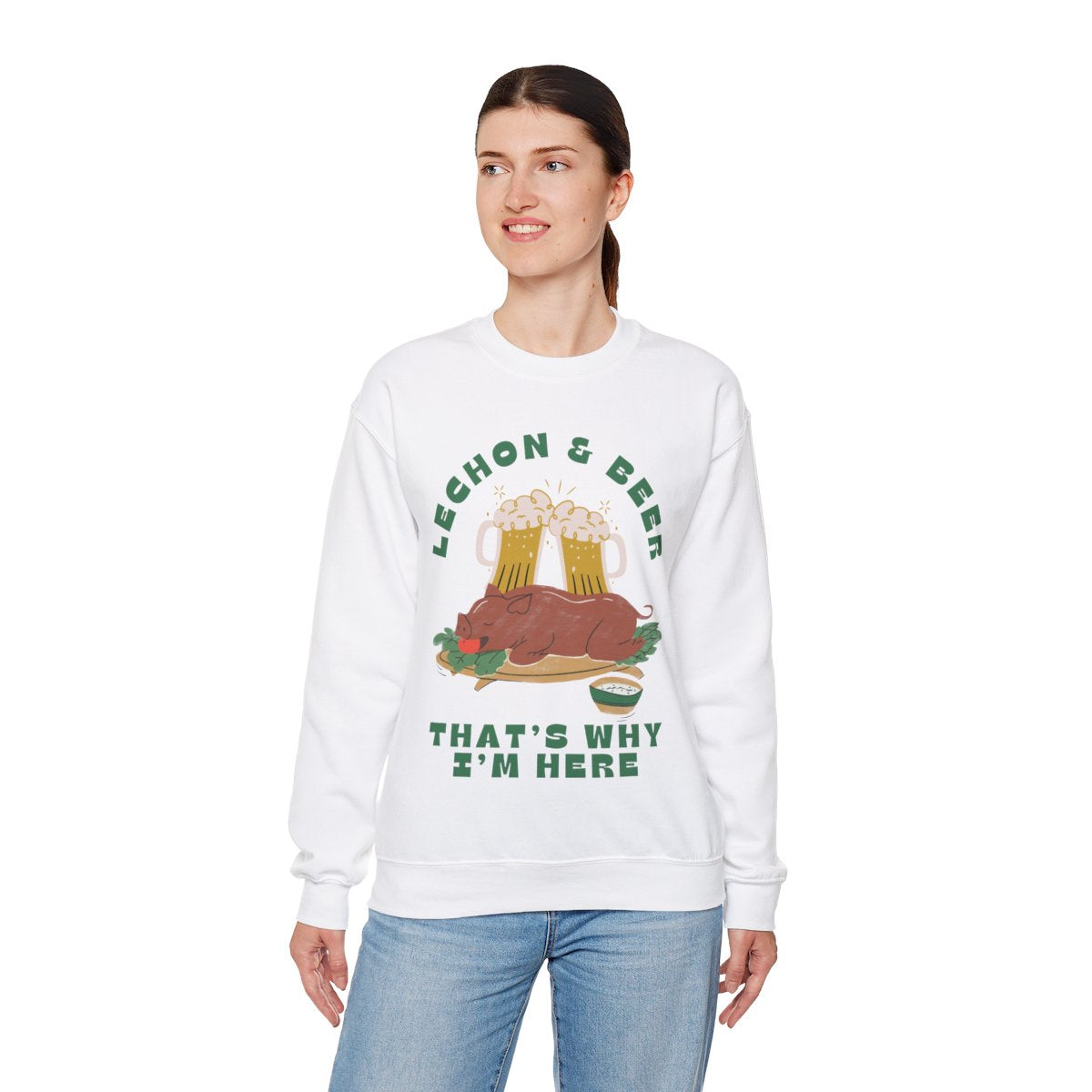 LECHON & BEER - Filipino Food (Sweatshirt)
