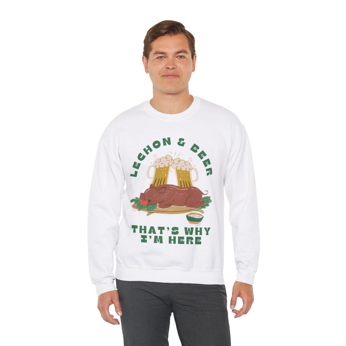 LECHON & BEER - Filipino Food (Sweatshirt)