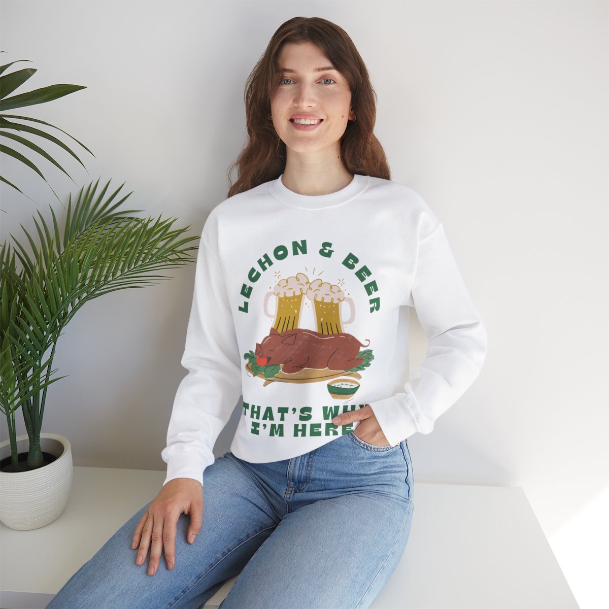LECHON & BEER - Filipino Food (Sweatshirt)
