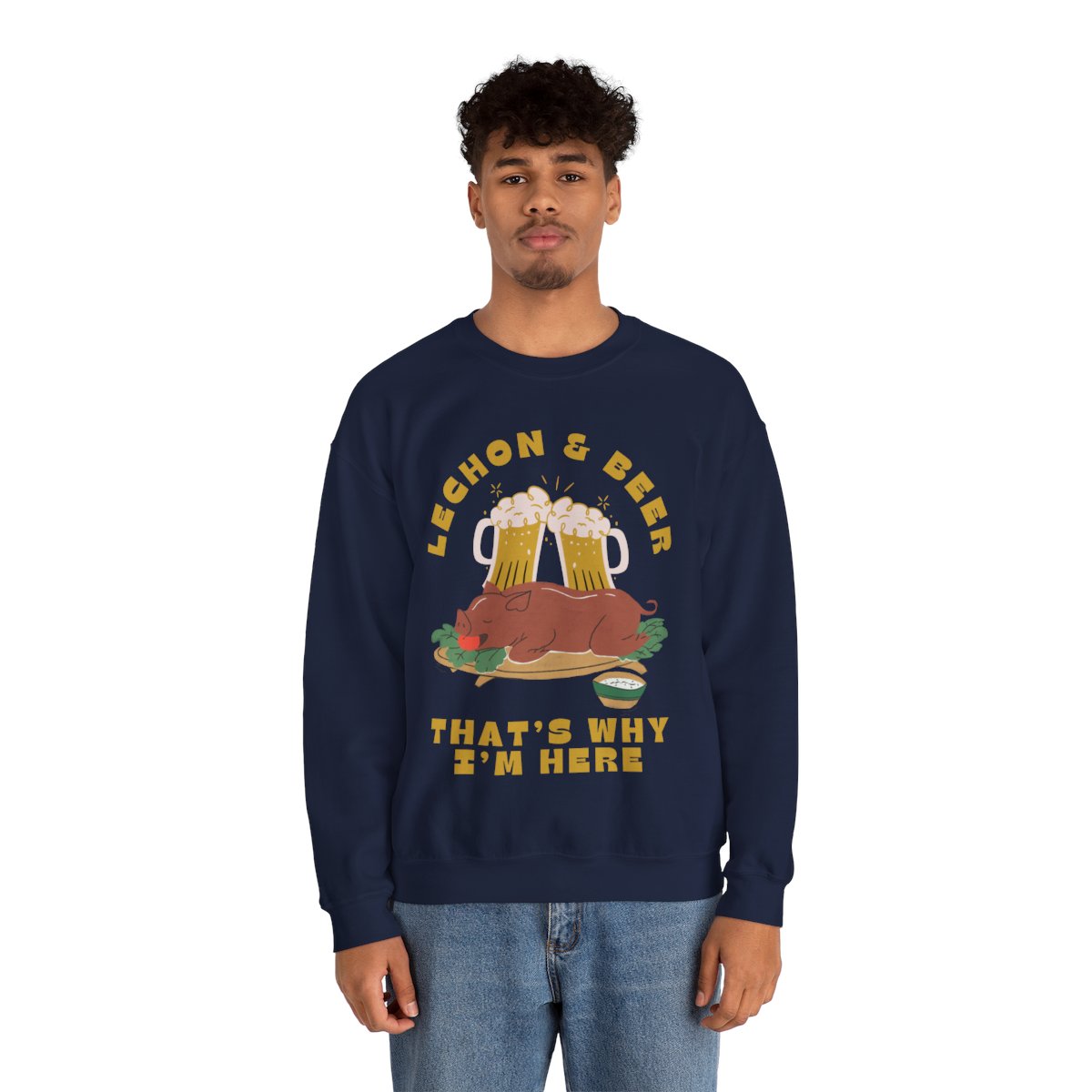 LECHON & BEER - Filipino Food (Sweatshirt)