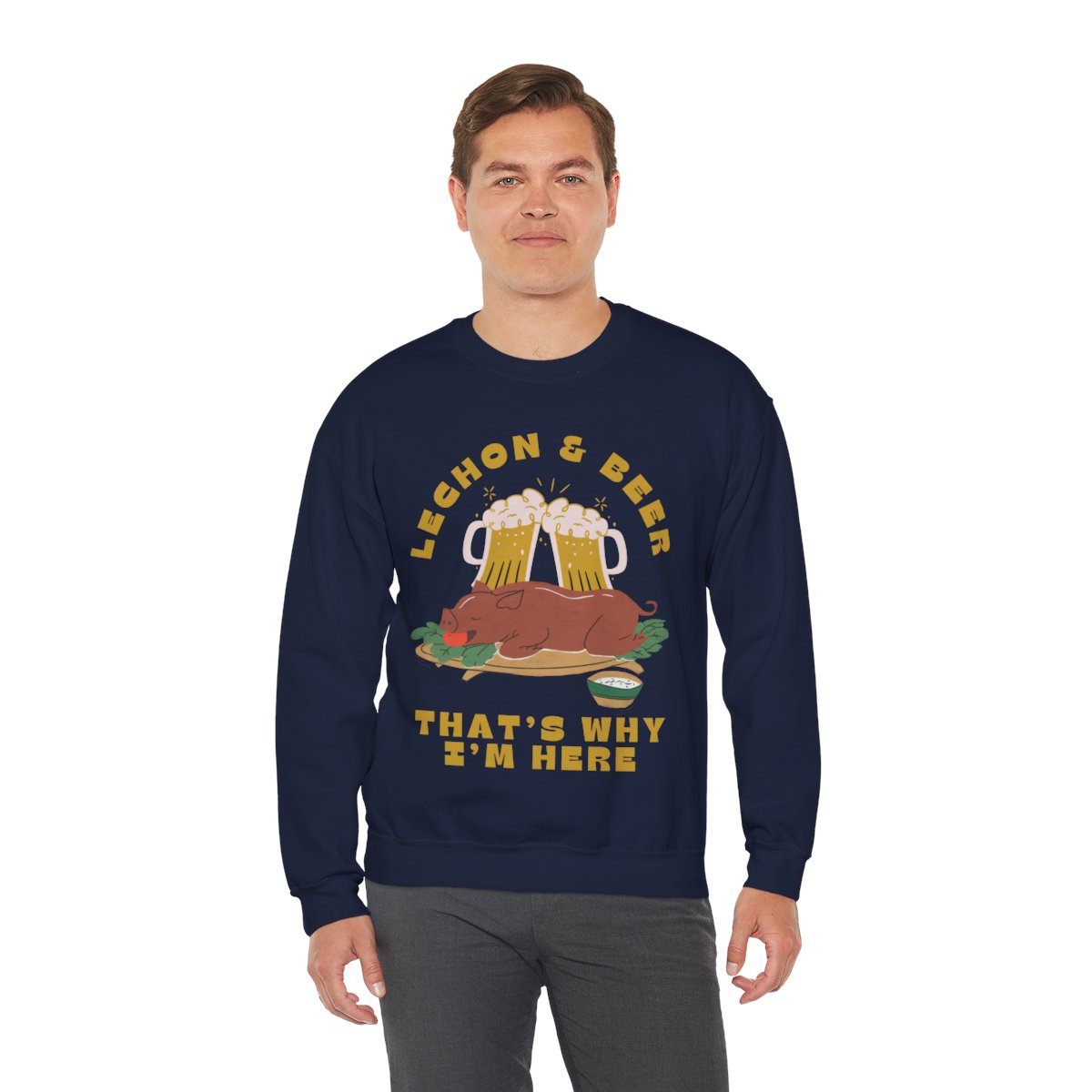 LECHON & BEER - Filipino Food (Sweatshirt)
