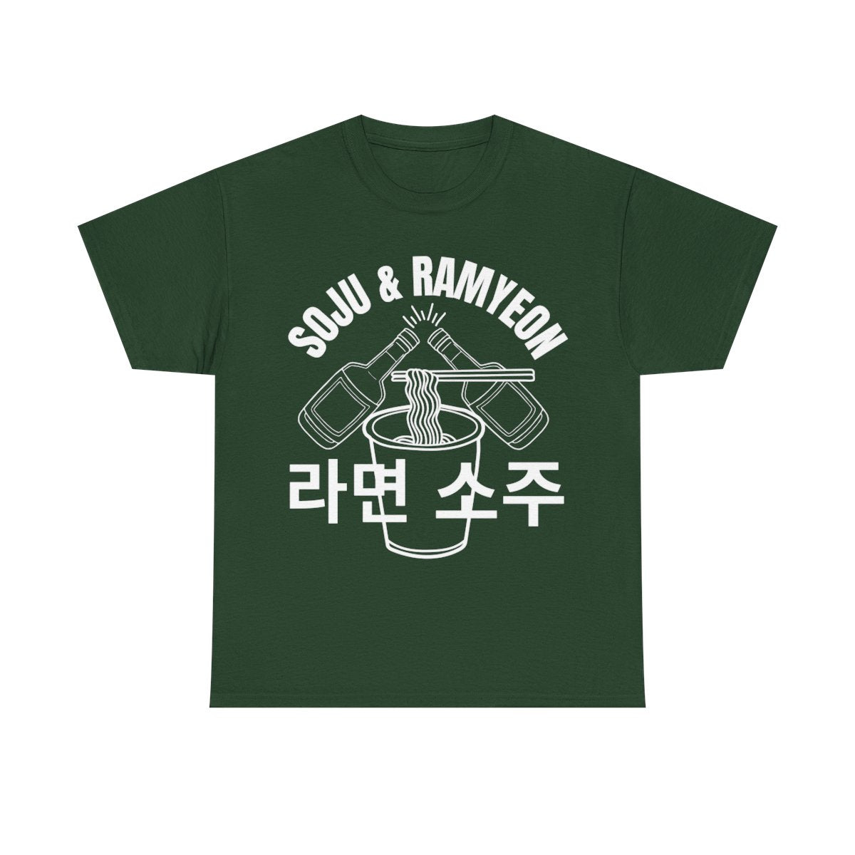 SOJU & RAMYEON - Korean Food (Basic Tee)