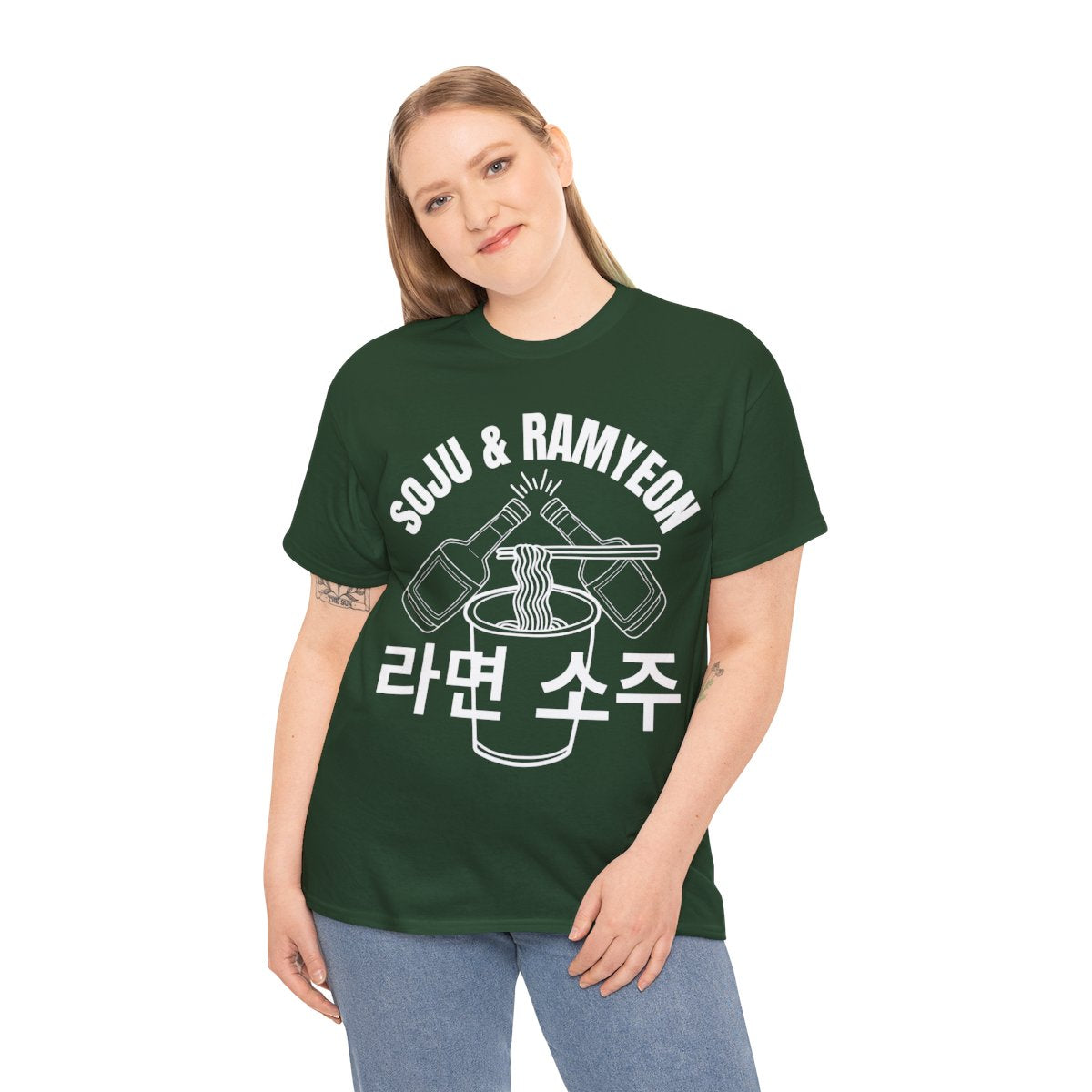 SOJU & RAMYEON - Korean Food (Basic Tee)