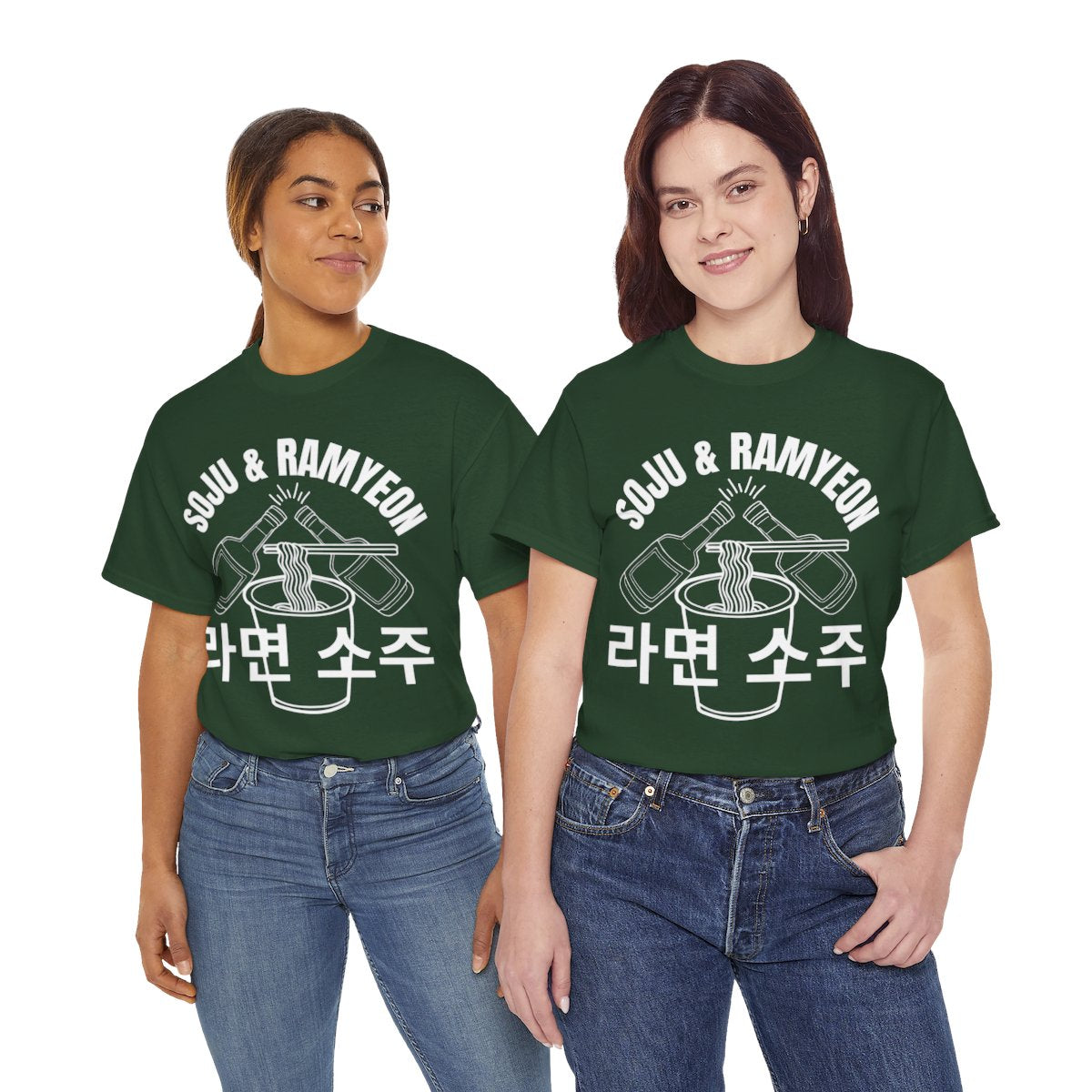 SOJU & RAMYEON - Korean Food (Basic Tee)