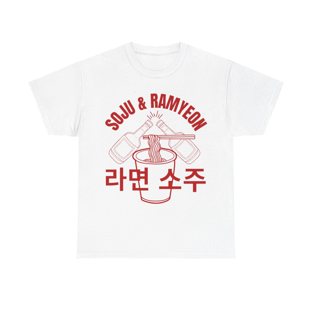 SOJU & RAMYEON - Korean Food (Basic Tee)